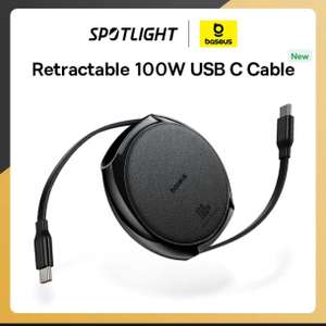 Выдвижной кабель USB C 100w Baseus