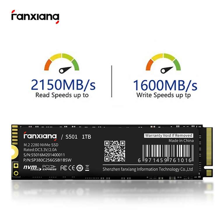 Fanxiang M2 SSD NVMe 1 TB