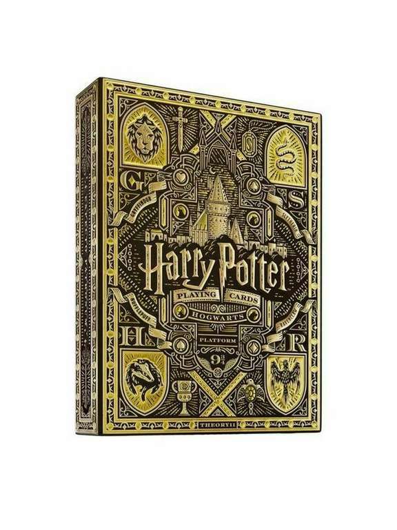 Harry Potter - Сувенирная колода карт Theory11, желтая (лицензионная)