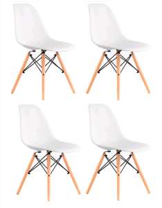 Комплект стульев 4 шт. Stool Group Y801-V, белый