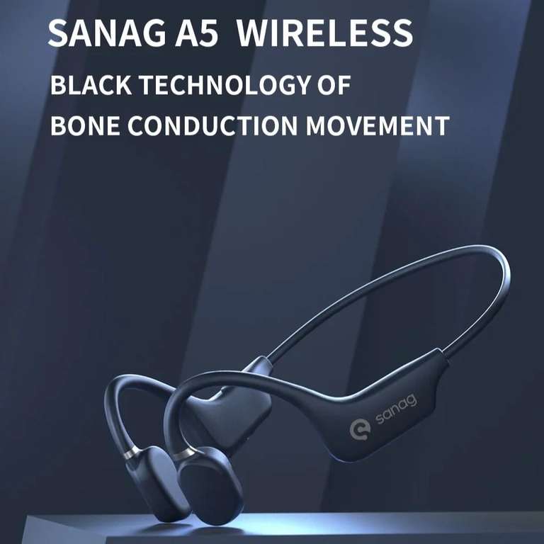 [11.11] Беспроводные Bluetooth-наушники Sanag A5X с костной проводимостью