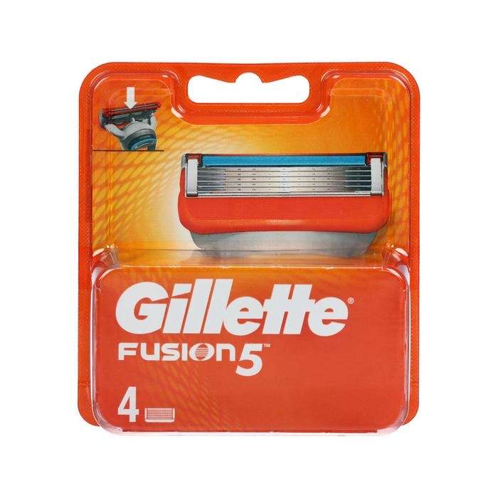 Сменные кассеты Gillette "Fusion", 4 шт