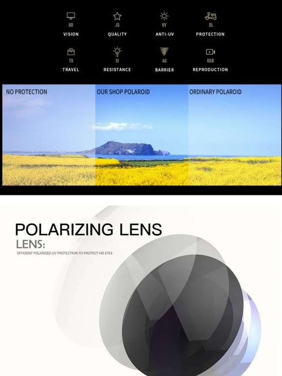 Солнцезащитные поляризационные очки MIZHO UV-400
