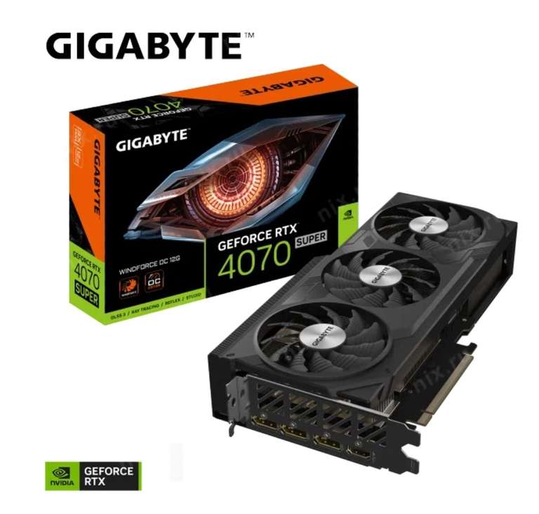 Видеокарта Gigabyte Windforce GV-N407SWF3OC-12GD