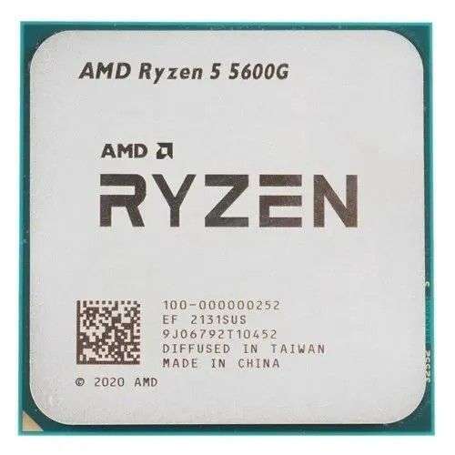 Процессор AMD Ryzen 5 5600G OEM (без кулера) AM4, 6/12 (цена с ozon картой) (из-за рубежа)