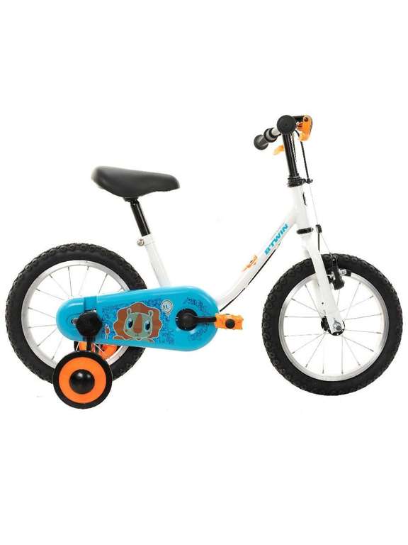 Велосипед прогулочный 14 дюймов для детей 3-5 лет разноцветный PETITBLUE 100 Btwin, возраст от 3 - 5 лет (доставка в пункт выдачи бесплатно)