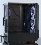 Компьютерный корпус EVESKY RUIJIE с 4мя ARGB кулерами с хабом и пультом управления подсветкой (цена с ozon картой)