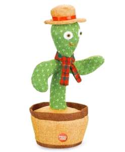 Интерактивная игрушка Dancing Cactus танцующий и поющий кактус (+307 возврат бонусами)