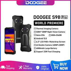 Смартфон Doogee S98 pro 8 ГБ + 256 ГБ (19.641₽ через Qiwi)