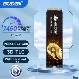 Твердотельный накопитель 2 ТБ Nvme 4.0x4 SSD Gudga GXF-PRO