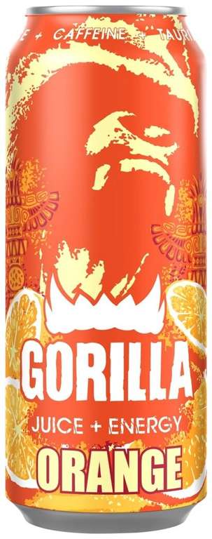 Энергетический напиток Gorilla Orange, 0.45 л, 24 шт.