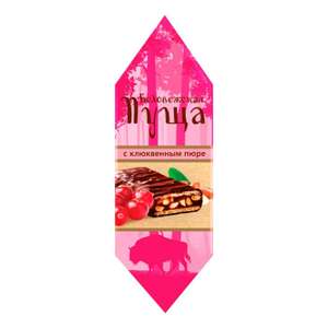 Шоколадные конфеты Беловежская пуща с клюквенным пюре 200г (4шт)