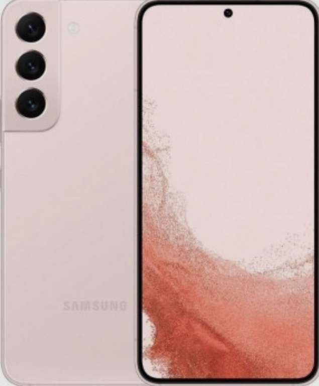 Смартфон Samsung Galaxy S22 8/128 ГБ, розовый (цена с озон картой)