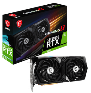 Видеокарта MSI GeForce RTX 3050 GAMING X 8G