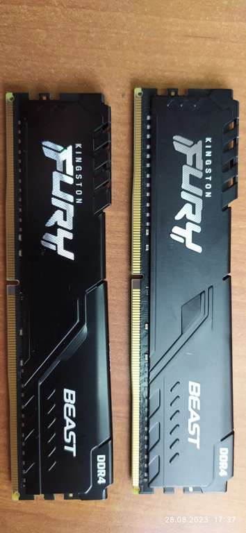 Оперативная память Kingston Fury Beast DDR4 3200 МГц KF432C16BB1/16