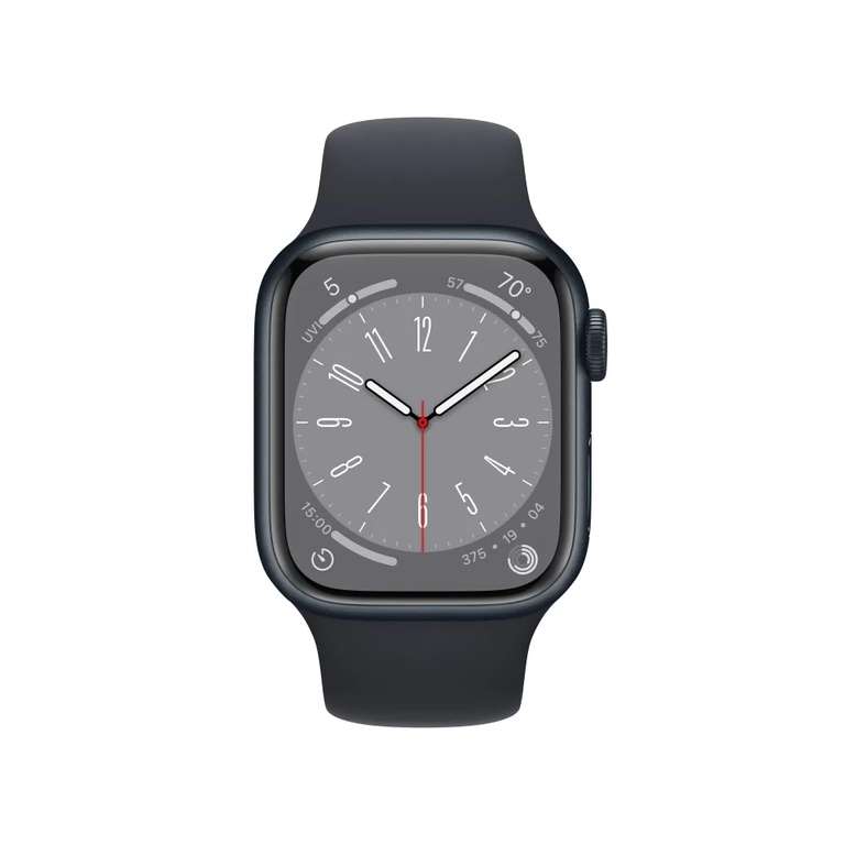 Умные часы Apple Watch Series 8, 45mm, Midnight (при оплате картой OZON)