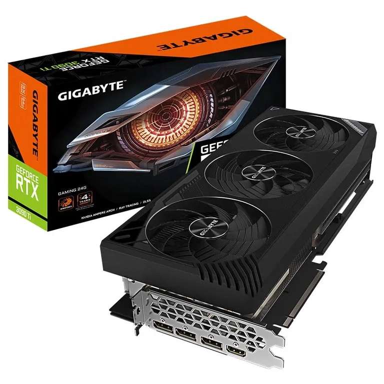 Видеокарта Gigabyte GeForce RTX 3090 Ti 24 ГБ (GIGABYTE GeForce RTX 3090 Ti GAMING 24G), из-за рубежа