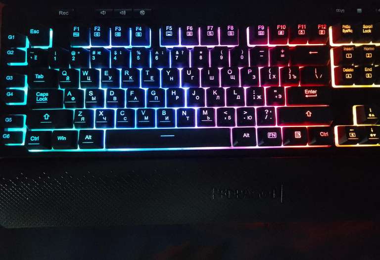 Игровая клавиатура Redragon Shiva RGB