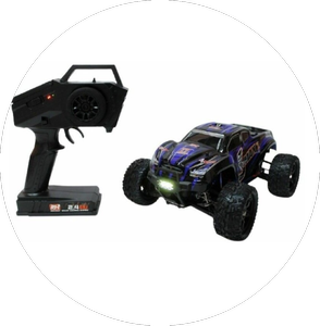 Радиоуправляемый монстр Remo Hobby SMAX Brushless V2.0 (синий) 4WD 2.4G 1/16 RTR