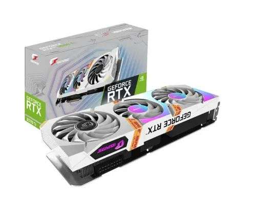 Видеокарта Colorful 8 ГБ (Colorful iGame GeForce RTX 3070 Ti Ultra W OC 8G 1770-1800Mhz (из-за рубежа)