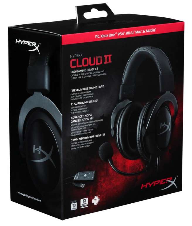 Игровые наушники hyperx cloud 2 (с Вайлдберриз Кошельком)