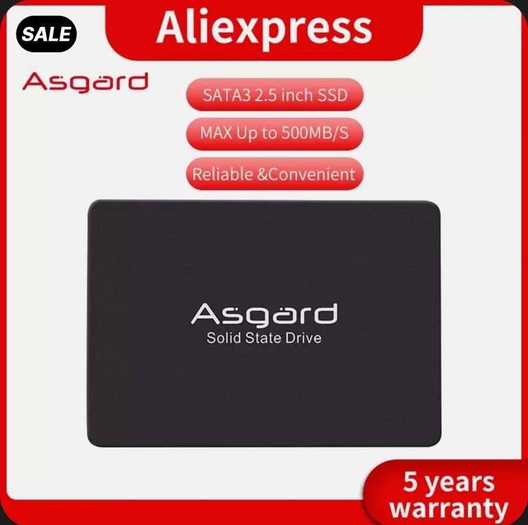 SSD Asgard Sata 3 Интерфейс 4 ТБ
