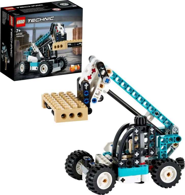 Конструктор LEGO Technic 42133 Телескопический погрузчик, 143 детали + еще 2 набора в описании
