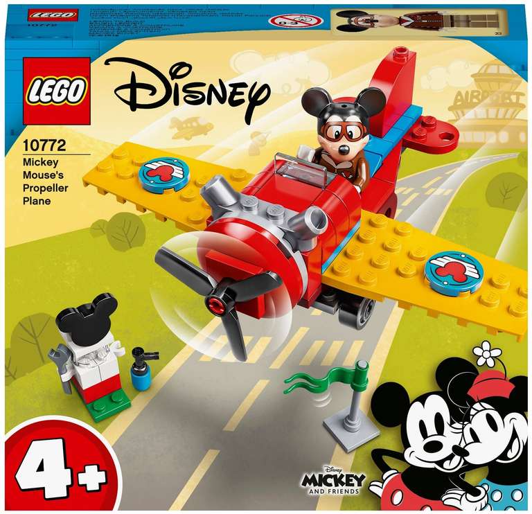 Конструктор LEGO Mickey & Friends 10772 Винтовой самолёт Микки