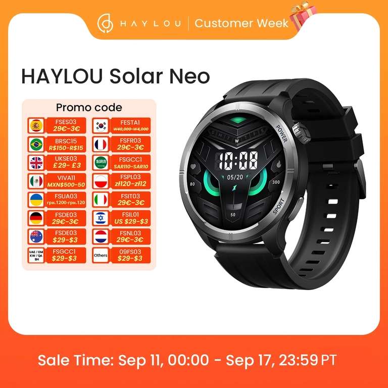 Умные часы HAYLOU Solar Neo