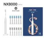 Звуковая зубная щетка Nandme NX8000 с 12 насадками