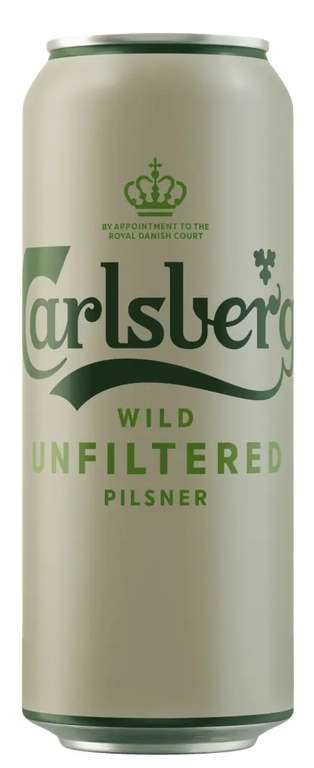 Пиво CARLSBERG Wild Unfiltired свелое нефильтрованное пастер. Ж/Б. 0,45Л