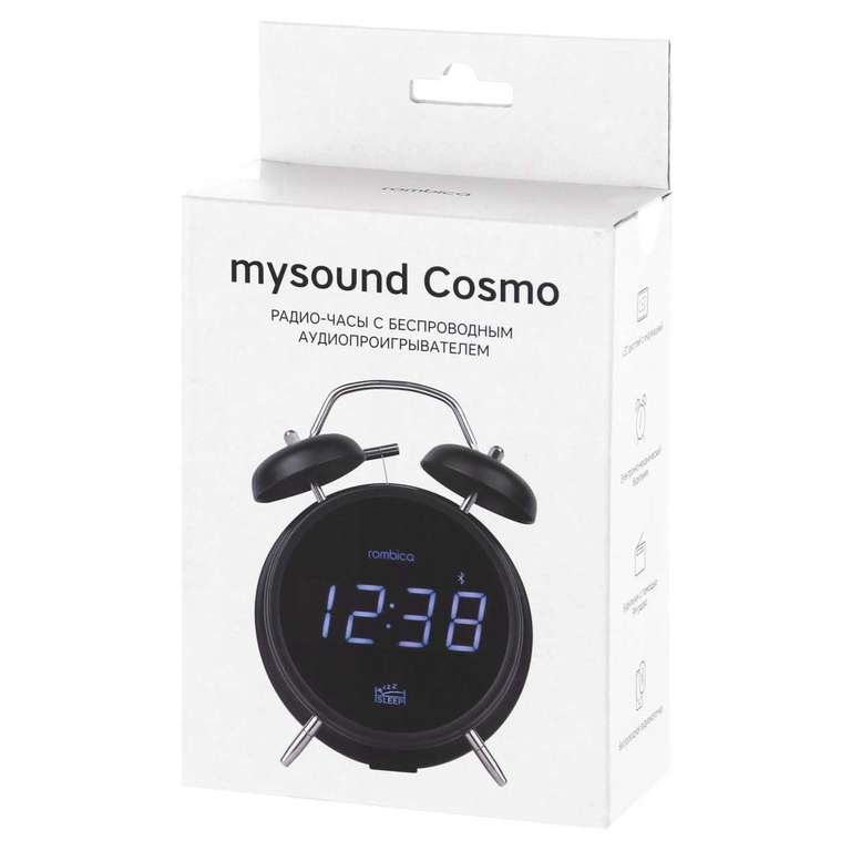 Радио-часы с аудиопроигрывателем Rombica mysound Cosmo