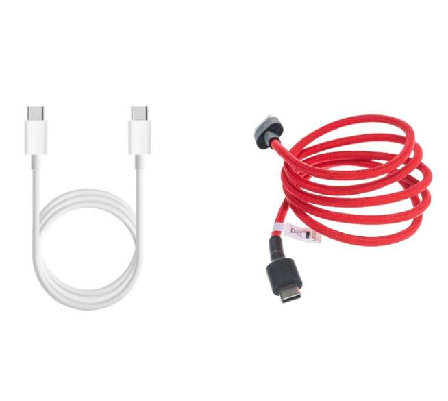 Кабели Xiaomi, напр. Mi USB Type-C to Type-C SJX12ZM 150 см (USB-A SJX10ZM 100 см, Mi cable Type C to Lightning 100 см в описании)