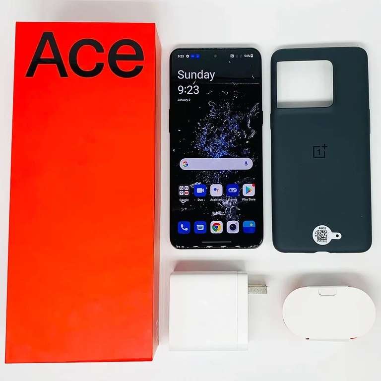 Смартфон OnePlus ACE Pro NFC (10T) Snapdragon 8+ Gen 1 (с тройной камерой 50 Мп, 4800 мАч, 160 Вт, SUPERVOOC 12/256 ГБ)
