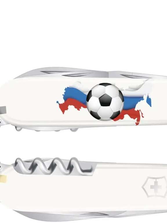 Швейцарский нож Victorinox Spartan Российский футбол 1.3603 SOCCER I (с Вайлдберриз Кошельком)