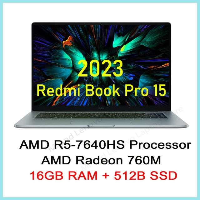 Ноутбук Xiaomi Redmi Book Pro 15 R5-7640HS 16Gb 512Gb Radeon 760M