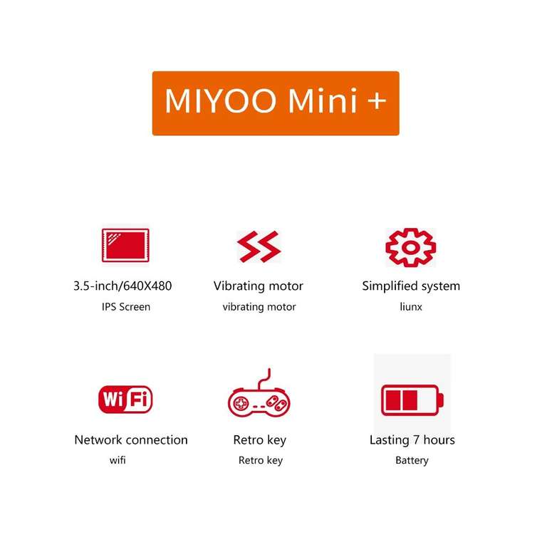 Портативная игровая консоль Miyoo mini plus V2