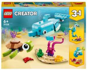 Конструктор LEGO CREATOR 31128 Дельфин и черепаха, 137 деталей