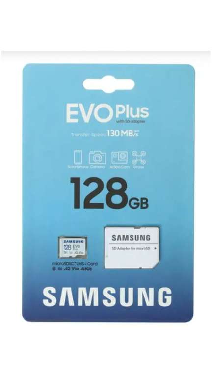 Карта памяти Samsung EVO Plus 128GB закончилась, другие актуальные варианты в описании