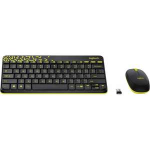 Комплект: клавиатура+мышь Logitech MK240 Wireless Combo Nano Black