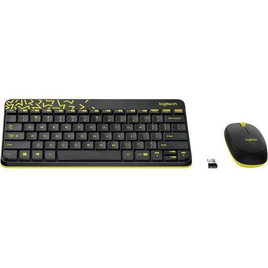 Комплект: клавиатура+мышь Logitech MK240 Wireless Combo Nano Black