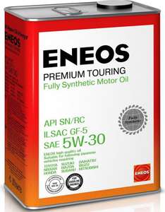 Моторное масло ENEOS Premium Touring, 5W-30, 4л, синтетическое
