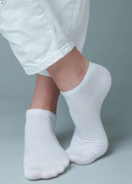 Комплект женских укороченных носков Спорт, 5 пар (рр 35-40), при оплате Ozon Картой
