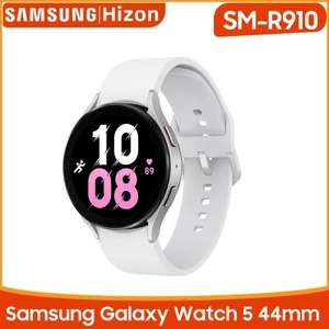 Умные часы Samsung Galaxy Watch 5 44мм R910 Bluetooth 1.4'' SAMOLED экран GPS NFC WiFi Watch , 44mm (из-за рубежа) (цена с ozon картой)