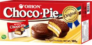 [МСК, возм., и др.] Пирожное Lotte Choco Pie / Чоко Пай 168 г (6 штук в упаковке)
