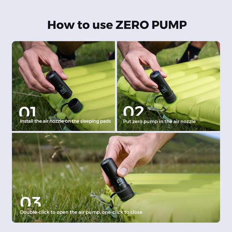 Портативный насос для надувных матрасов FLEXTAILGEAR ZERO PUMP