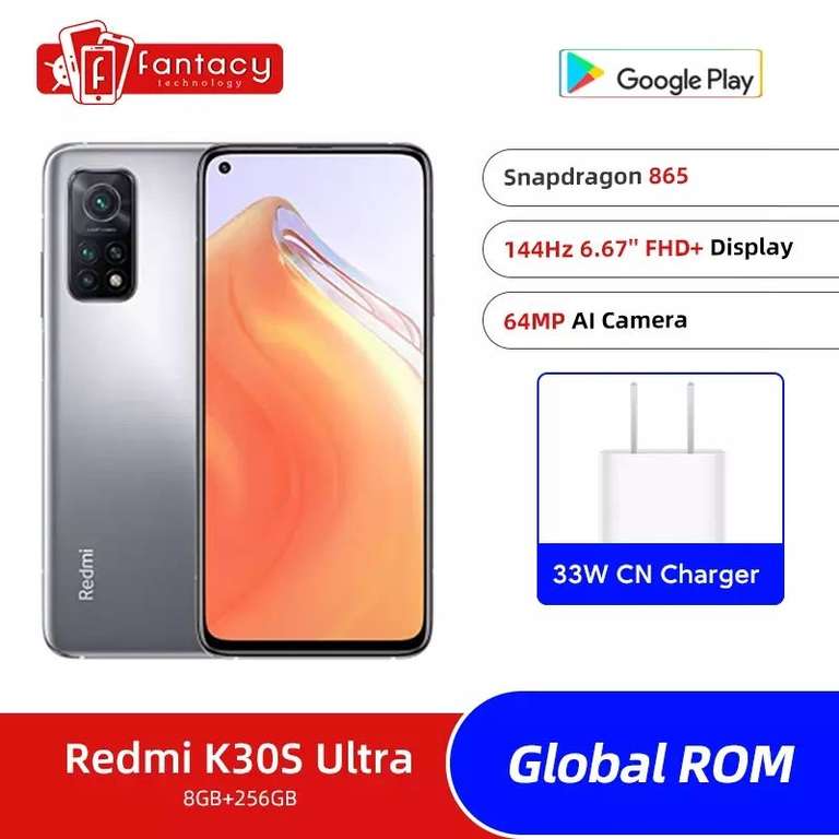 Смартфон Redmi 10T 8/256гб (K30S China version) 144гц