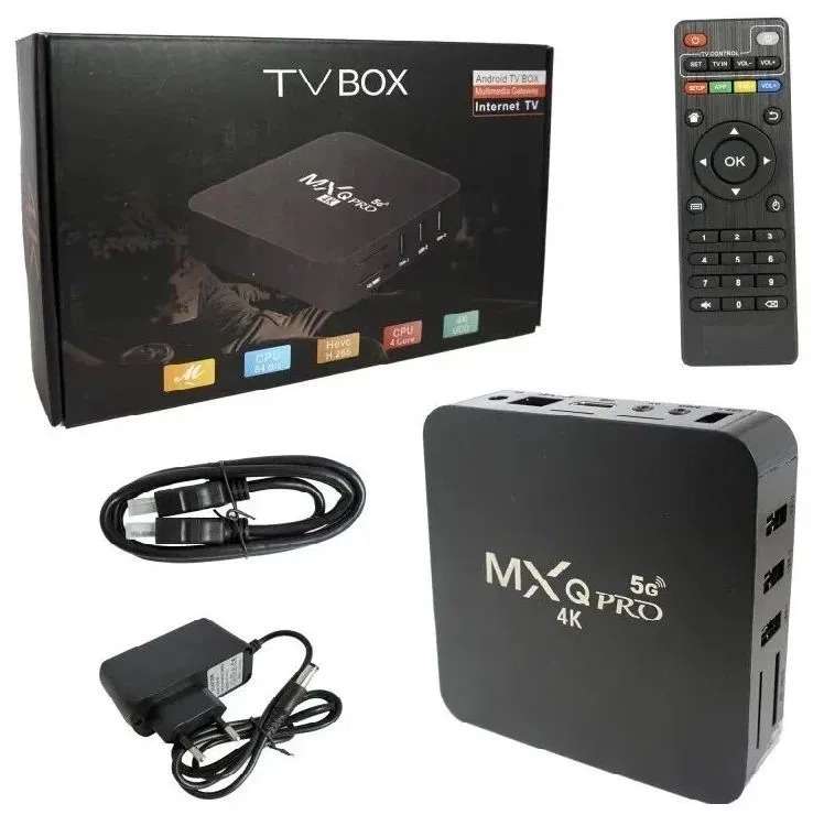Приставка цифрового телевидения Smart TV Box MXQ Pro 4K 5G (c Ozon Картой)