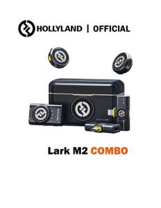 Мини-микрофон беспроводной петличный Hollyland Lark M2 для телефона/камеры/пк, шумоподавление (с Озон картой)