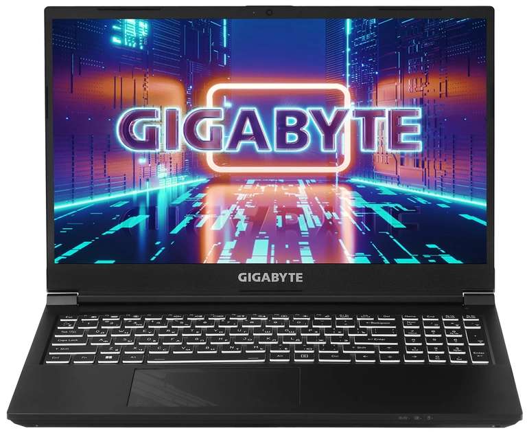 15.6" Ноутбук GIGABYTE G5 KF, Full HD, IPS, Intel Core i5-12500H, 16 ГБ, SSD 512 ГБ, GeForce RTX 4060 8 ГБ, без ОС
